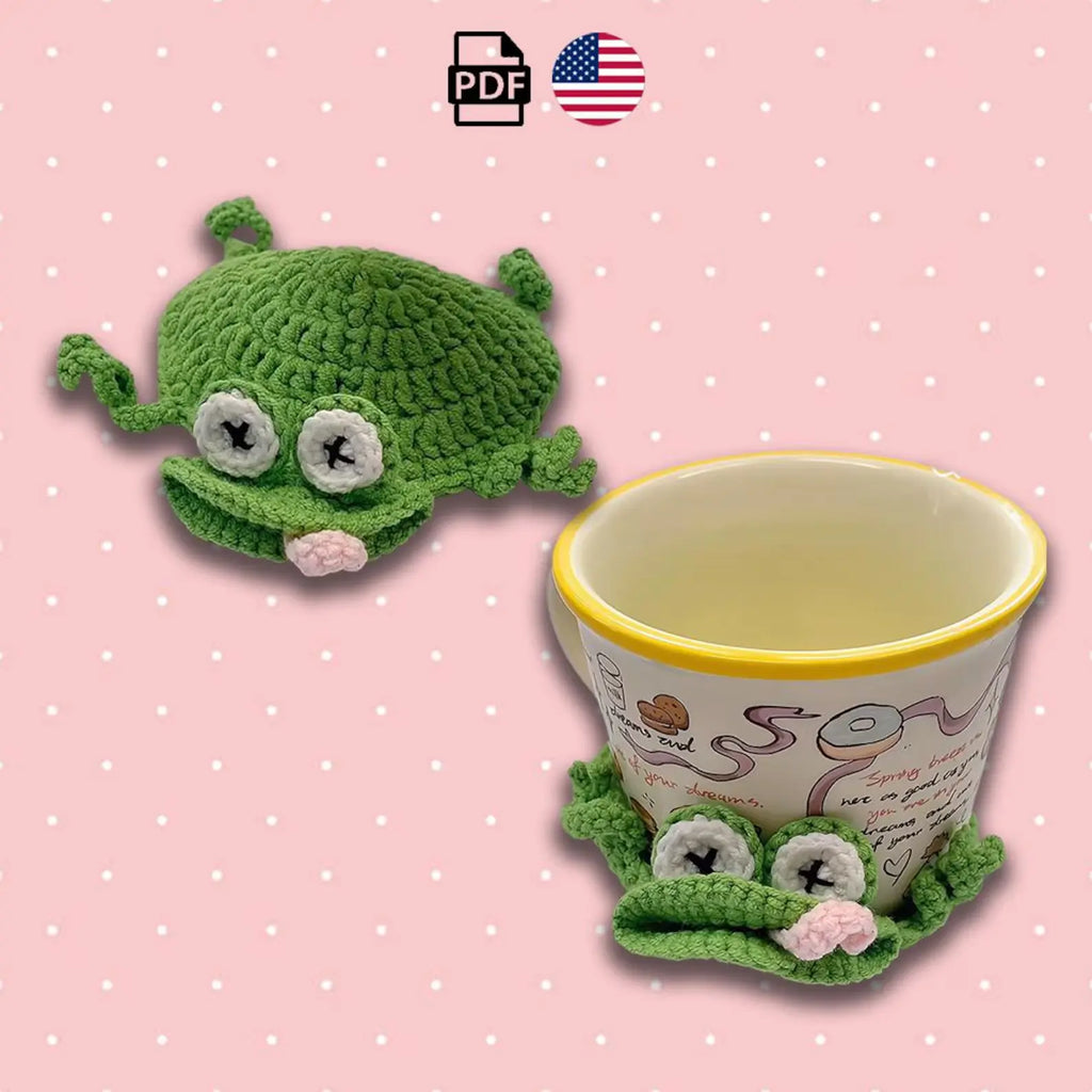 18-in-1 Animal Crochet Coaster Patterns, Mug Hugger Bundle, animals cup holder (PDF + VIDEO TUTORIAL)