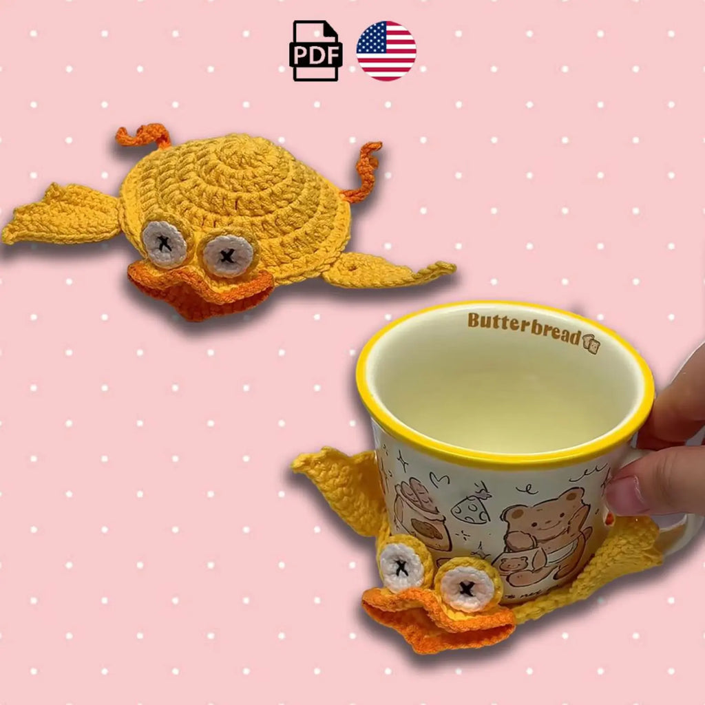 18-in-1 Animal Crochet Coaster Patterns, Mug Hugger Bundle, animals cup holder (PDF + VIDEO TUTORIAL)