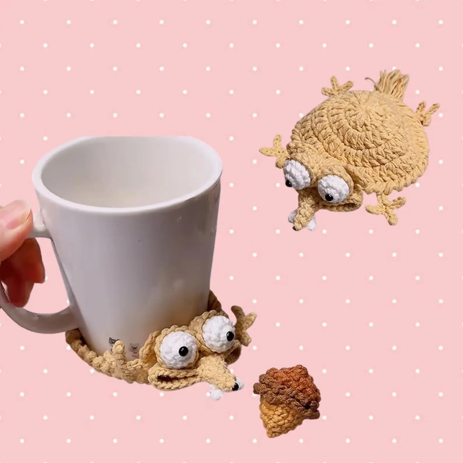 18-in-1 Animal Crochet Coaster Patterns, Mug Hugger Bundle, animals cup holder (PDF + VIDEO TUTORIAL)