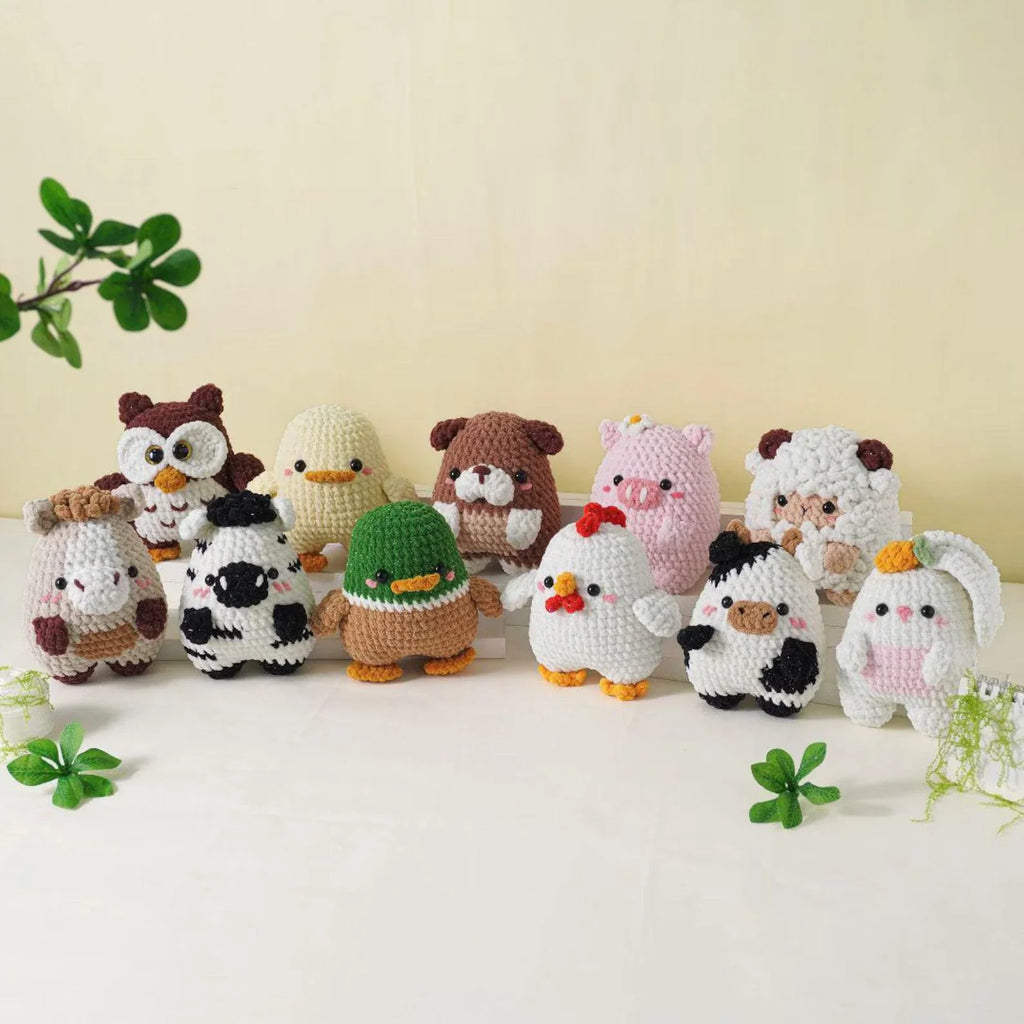 28-in-1 Crochet Beasties Pattern Pack – Cute Animals to Make & Collect!