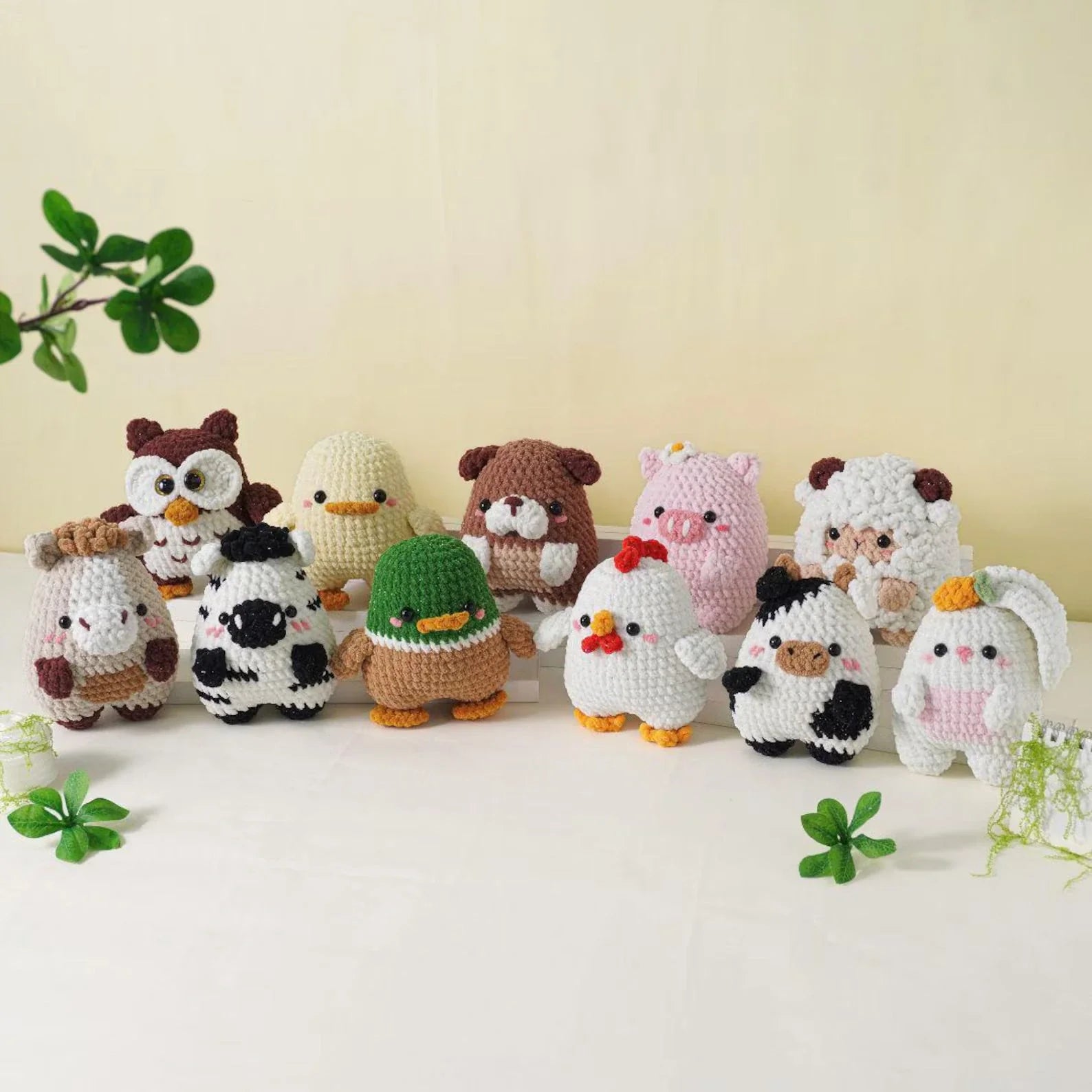 28-in-1 Crochet Beasties Pattern Pack – Cute Animals to Make & Collect!