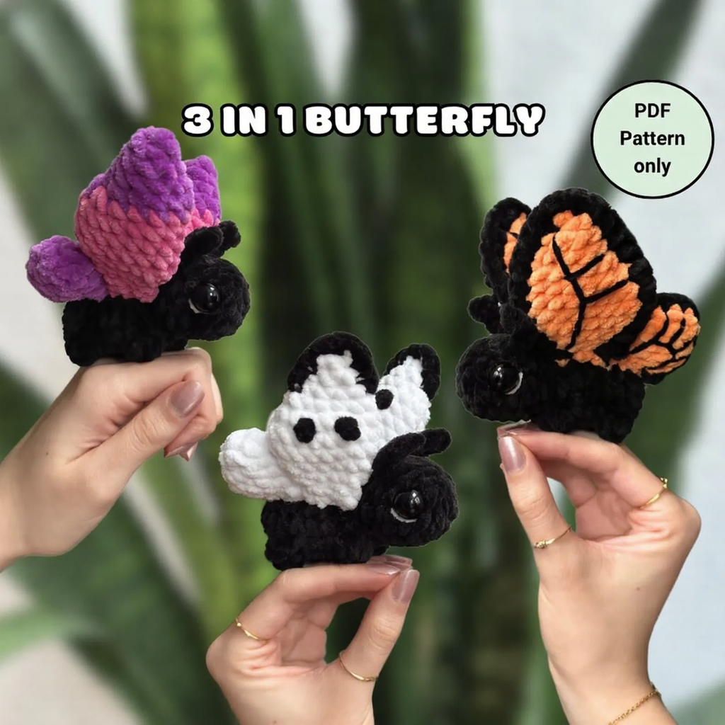 11-in-1 Buglings Crochet Pattern Bundle – Beginner-Friendly Amigurumi Bug Patterns (Digital PDF)