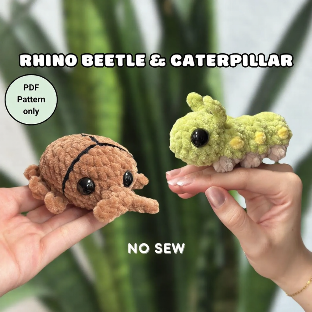 11-in-1 Buglings Crochet Pattern Bundle – Beginner-Friendly Amigurumi Bug Patterns (Digital PDF)