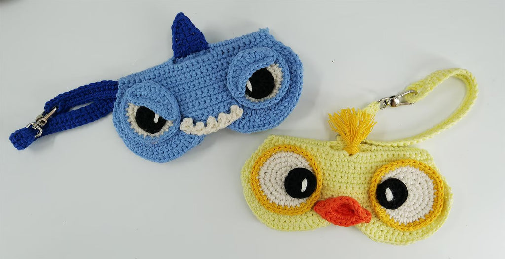 12 Animal Crochet Glasses Case Patterns PDF | Cute Eyeglasses Holder Bundle