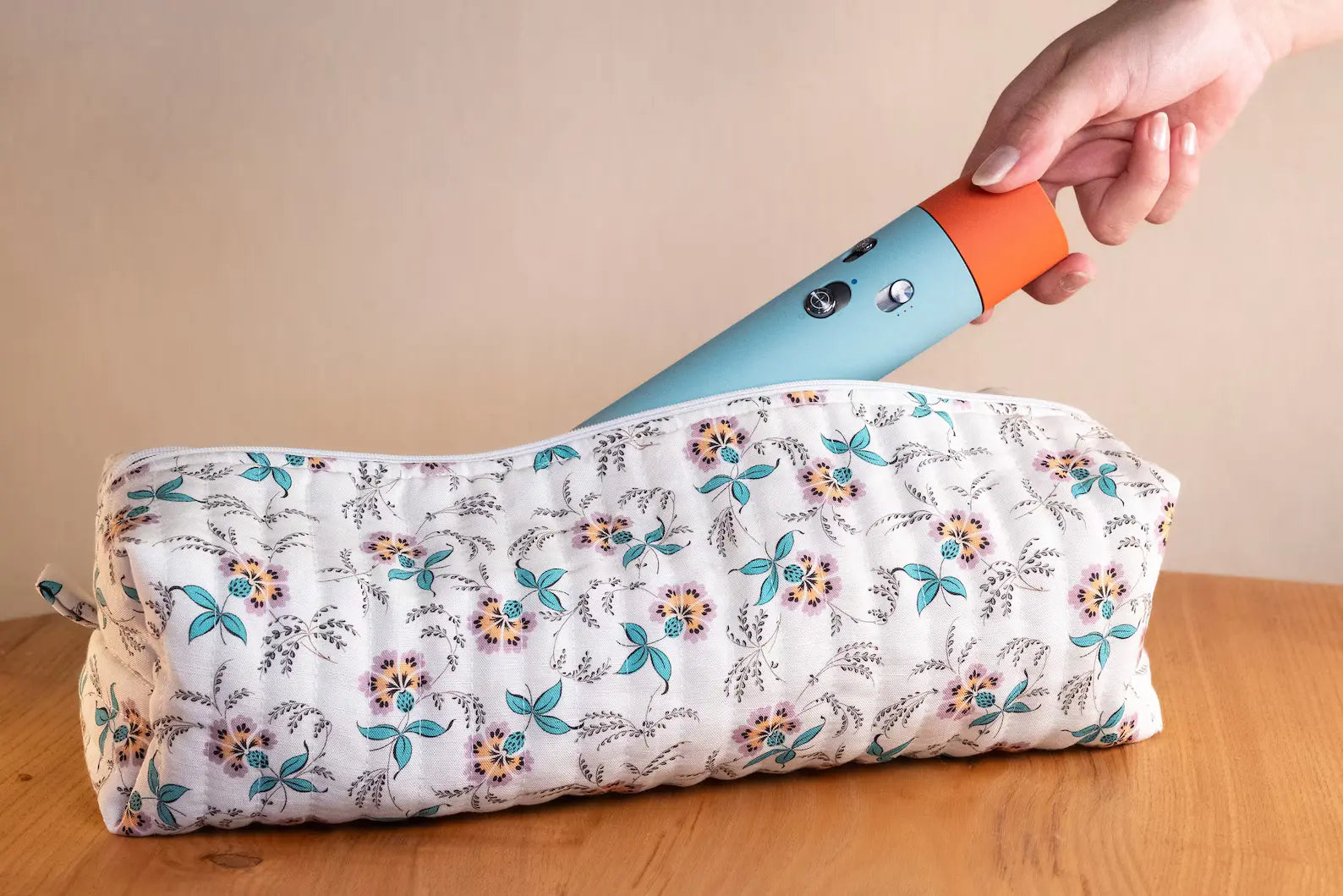 Hair Tool Bag PDF Sewing Pattern — Quilted Travel Case (Fits Dyson Airwrap) + Video