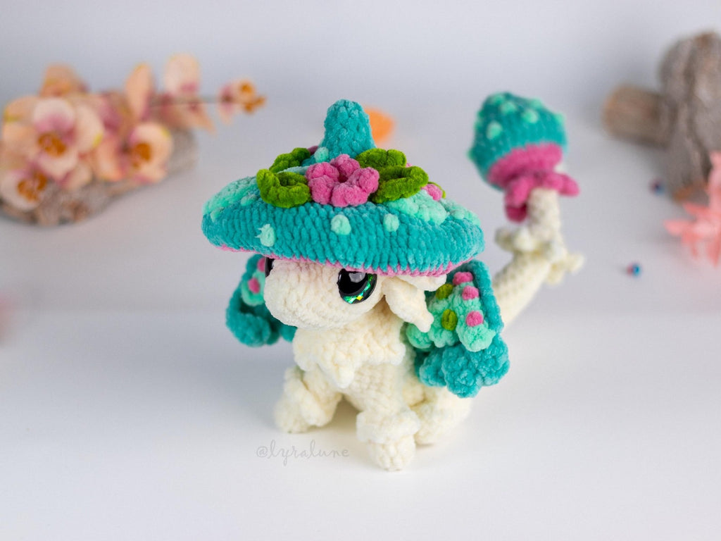 Mushroom Dragon Crochet Pattern — Whimsical Amigurumi (PDF)