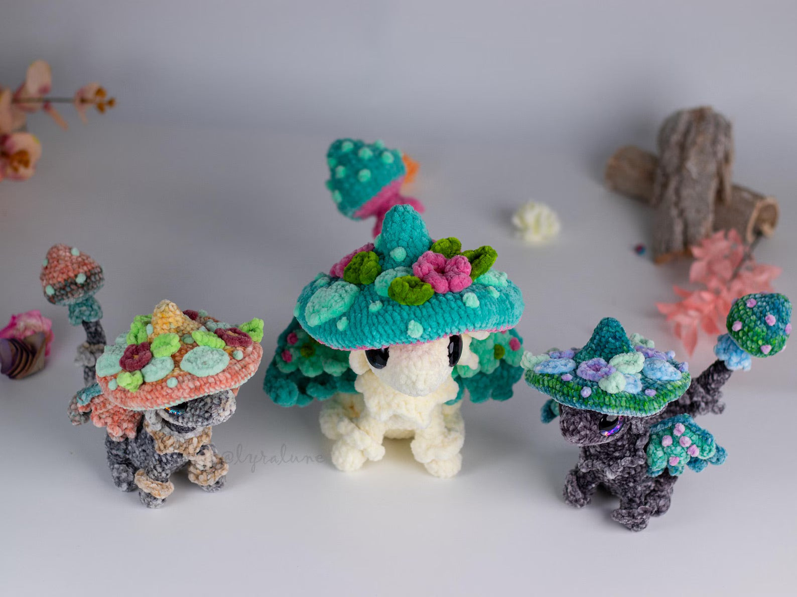 Mushroom Dragon Crochet Pattern — Whimsical Amigurumi (PDF)