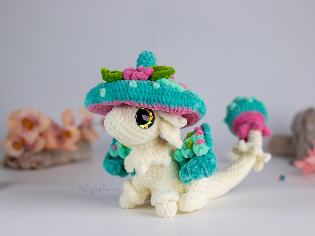 Mushroom Dragon Crochet Pattern — Whimsical Amigurumi (PDF)