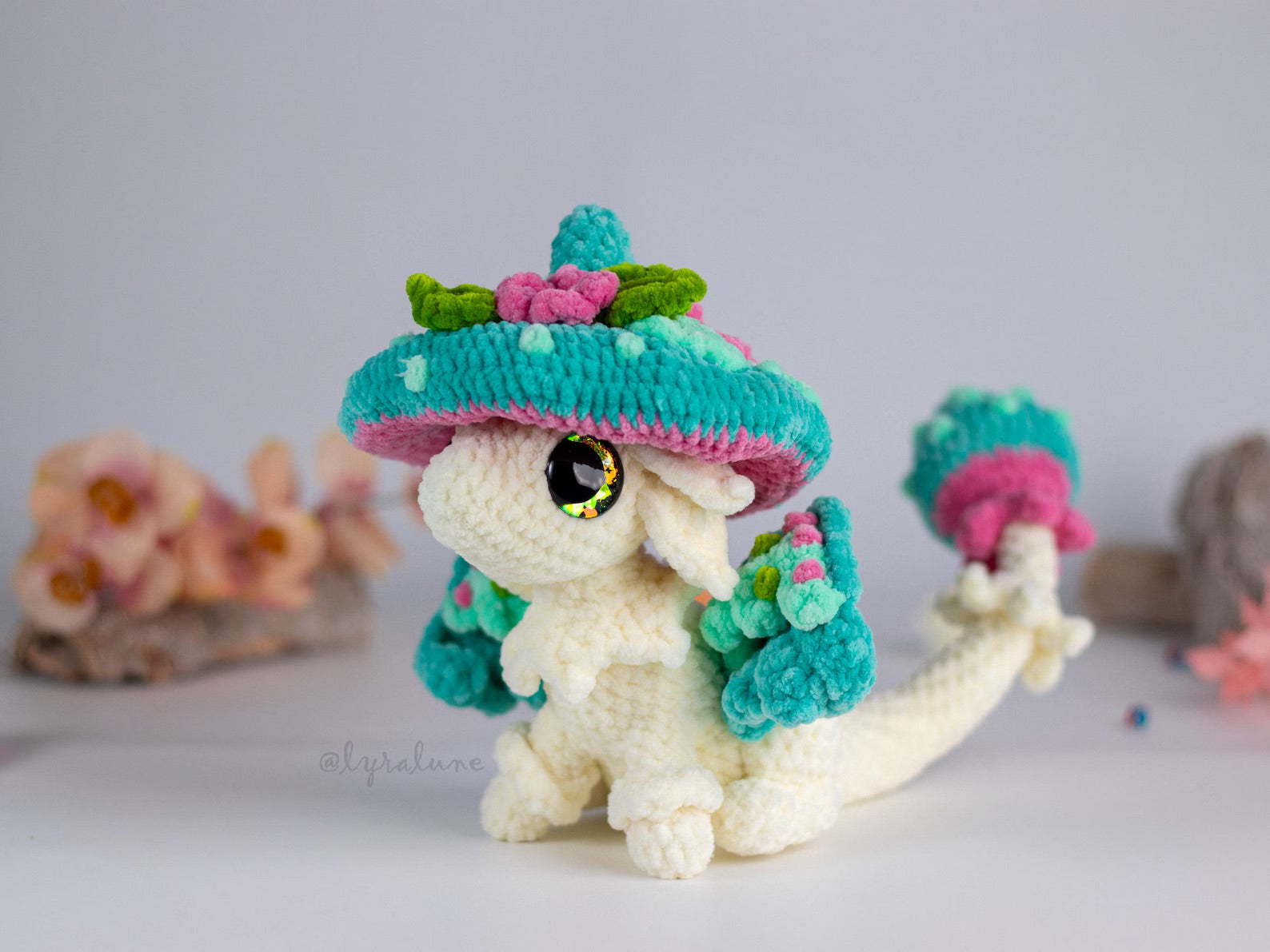 Mushroom Dragon Crochet Pattern — Whimsical Amigurumi (PDF)