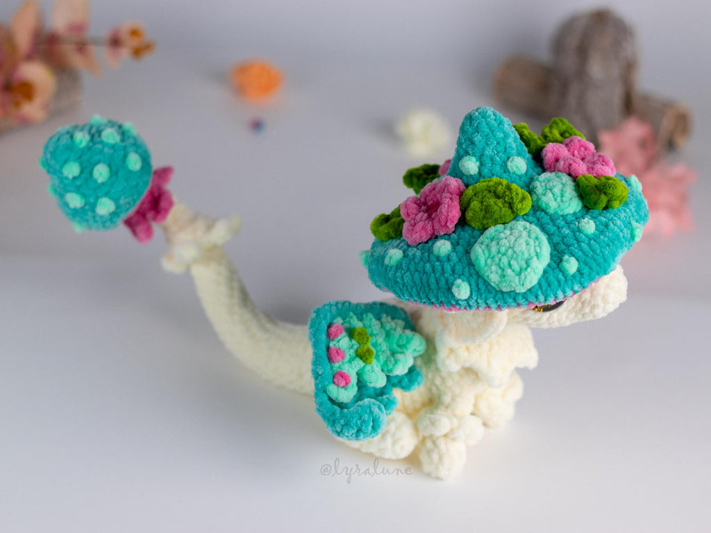 Mushroom Dragon Crochet Pattern — Whimsical Amigurumi (PDF)
