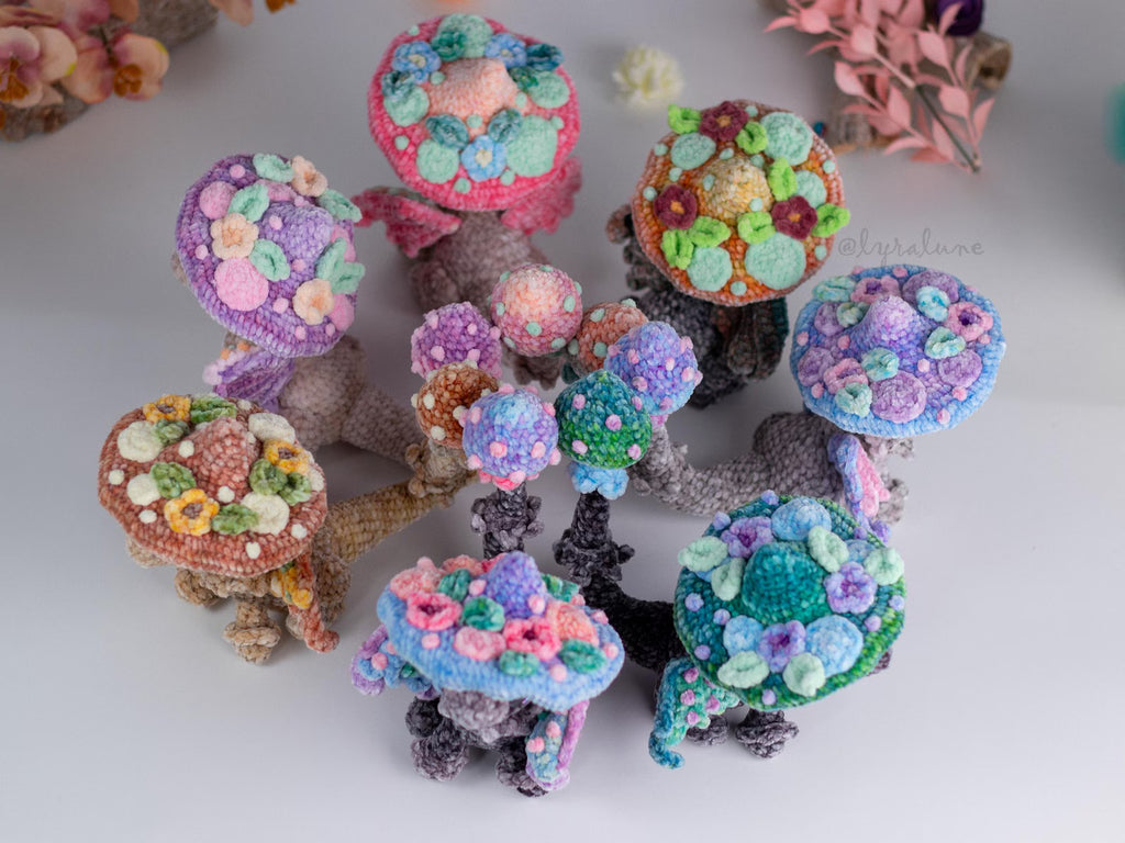Mushroom Dragon Crochet Pattern — Whimsical Amigurumi (PDF)