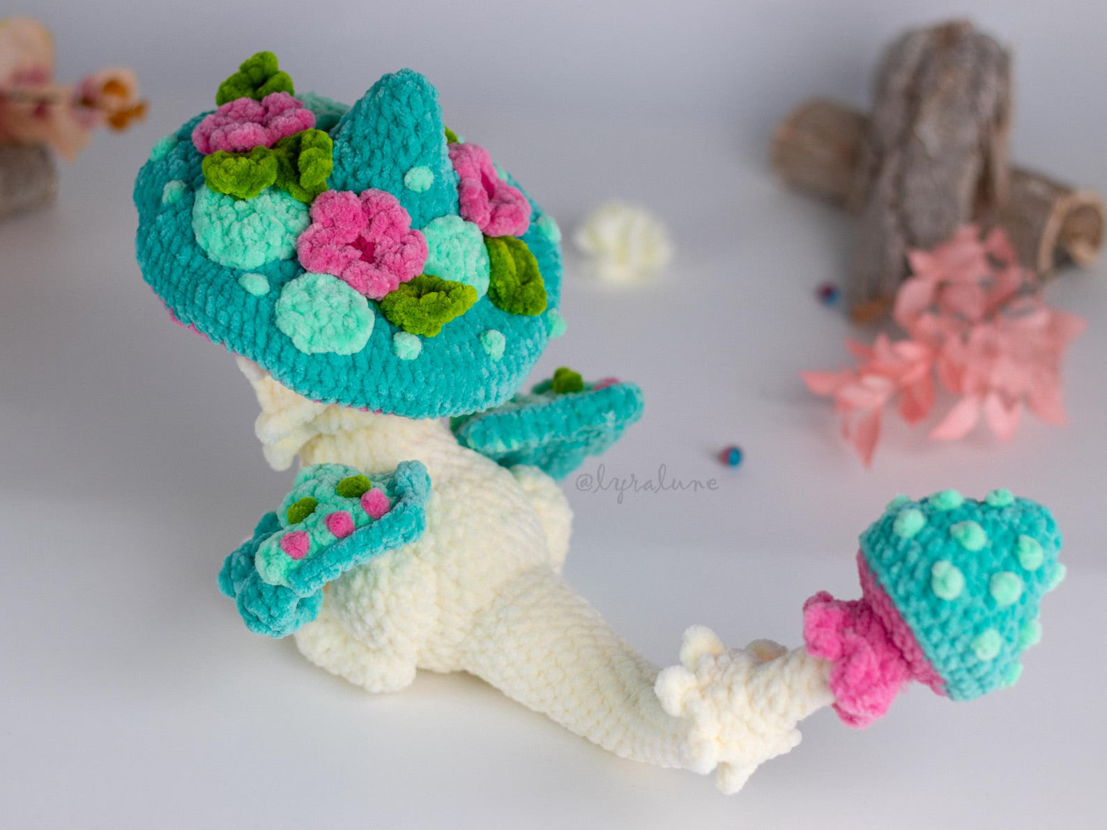 Mushroom Dragon Crochet Pattern — Whimsical Amigurumi (PDF)