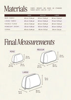 Open-Up Pouch PDF Sewing Pattern — Quilted Makeup Bag in 3 Sizes