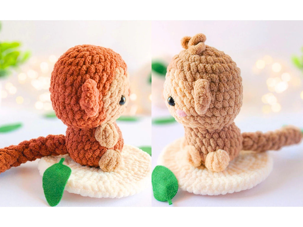 14-in-1 No-Sew Safari Amigurumi Crochet Pattern PDF | 14 Animal Plush Bundle