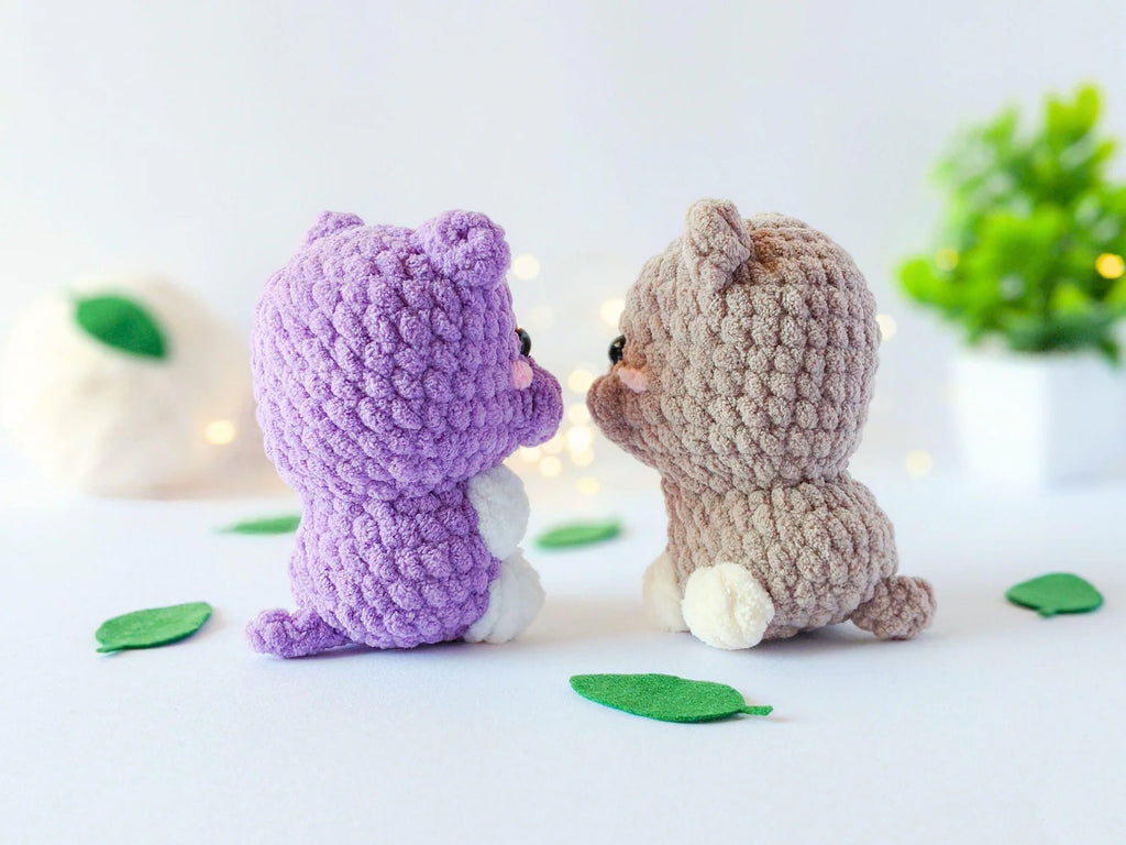 14-in-1 No-Sew Safari Amigurumi Crochet Pattern PDF | 14 Animal Plush Bundle