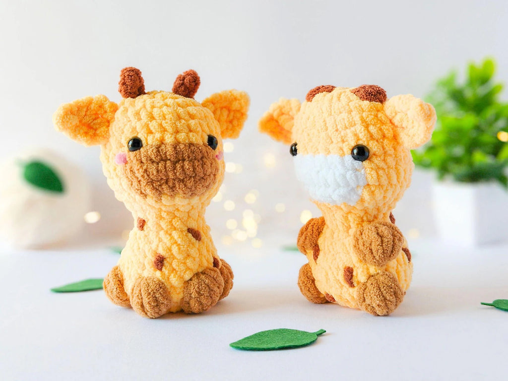 14-in-1 No-Sew Safari Amigurumi Crochet Pattern PDF | 14 Animal Plush Bundle