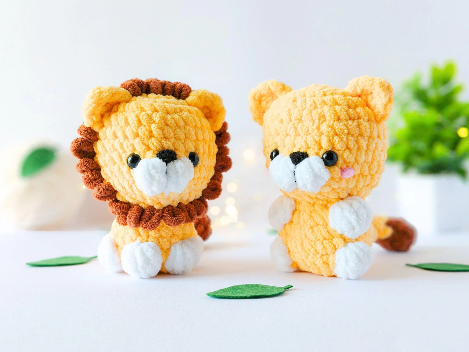 14-in-1 No-Sew Safari Amigurumi Crochet Pattern PDF | 14 Animal Plush Bundle