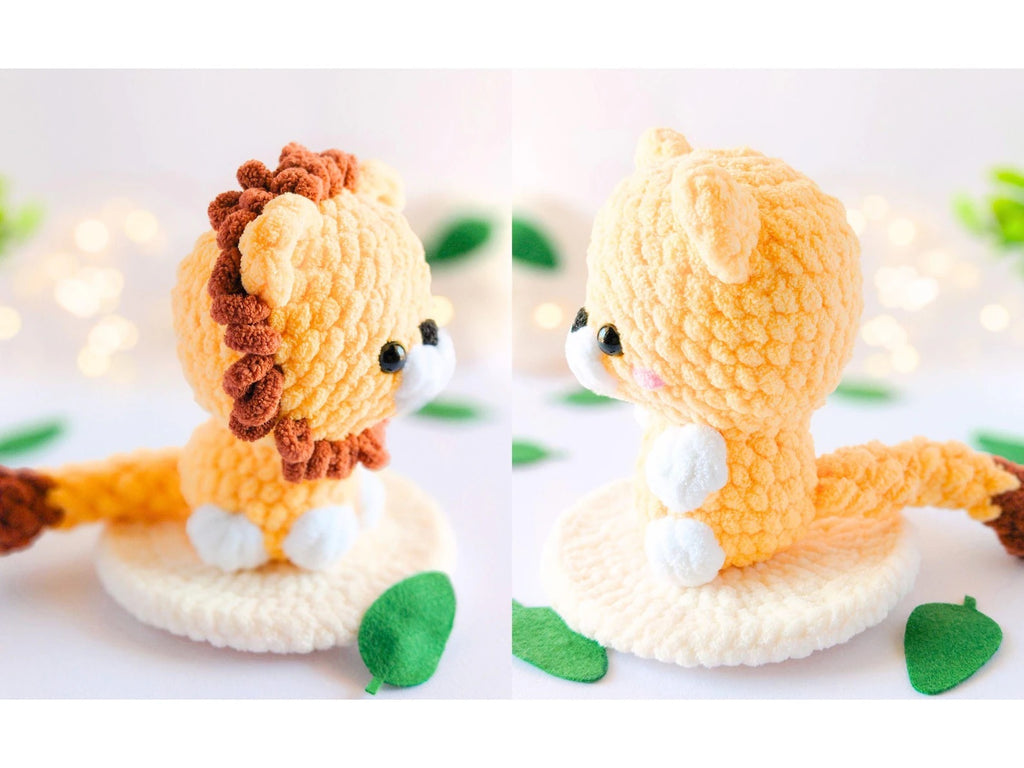 14-in-1 No-Sew Safari Amigurumi Crochet Pattern PDF | 14 Animal Plush Bundle
