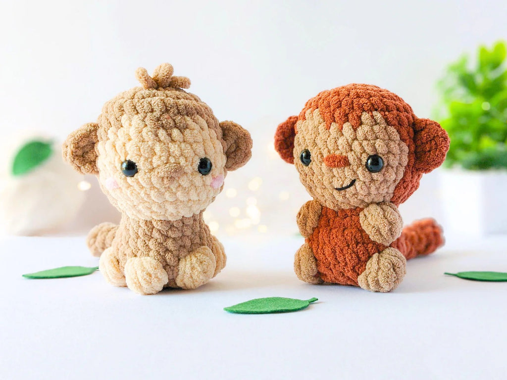14-in-1 No-Sew Safari Amigurumi Crochet Pattern PDF | 14 Animal Plush Bundle