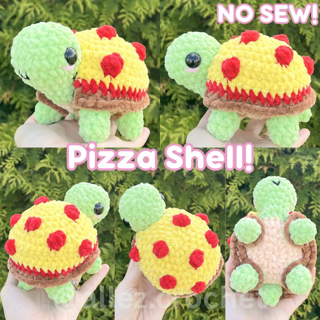 15-in-1 Turtle Crochet Pattern — One Body, 15 Removable Shells (PDF + Video)