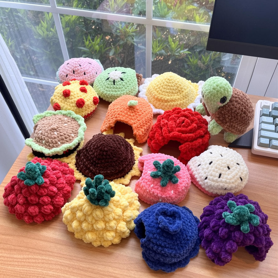 15-in-1 Turtle Crochet Pattern — One Body, 15 Removable Shells (PDF + Video)