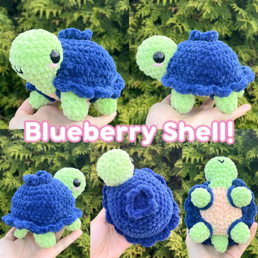 15-in-1 Turtle Crochet Pattern — One Body, 15 Removable Shells (PDF + Video)
