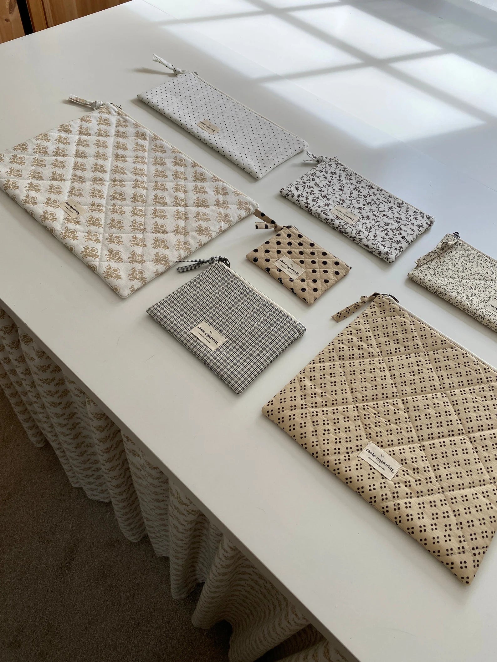 Quilted Zip Pouches - DIGITAL PDF PATTERN