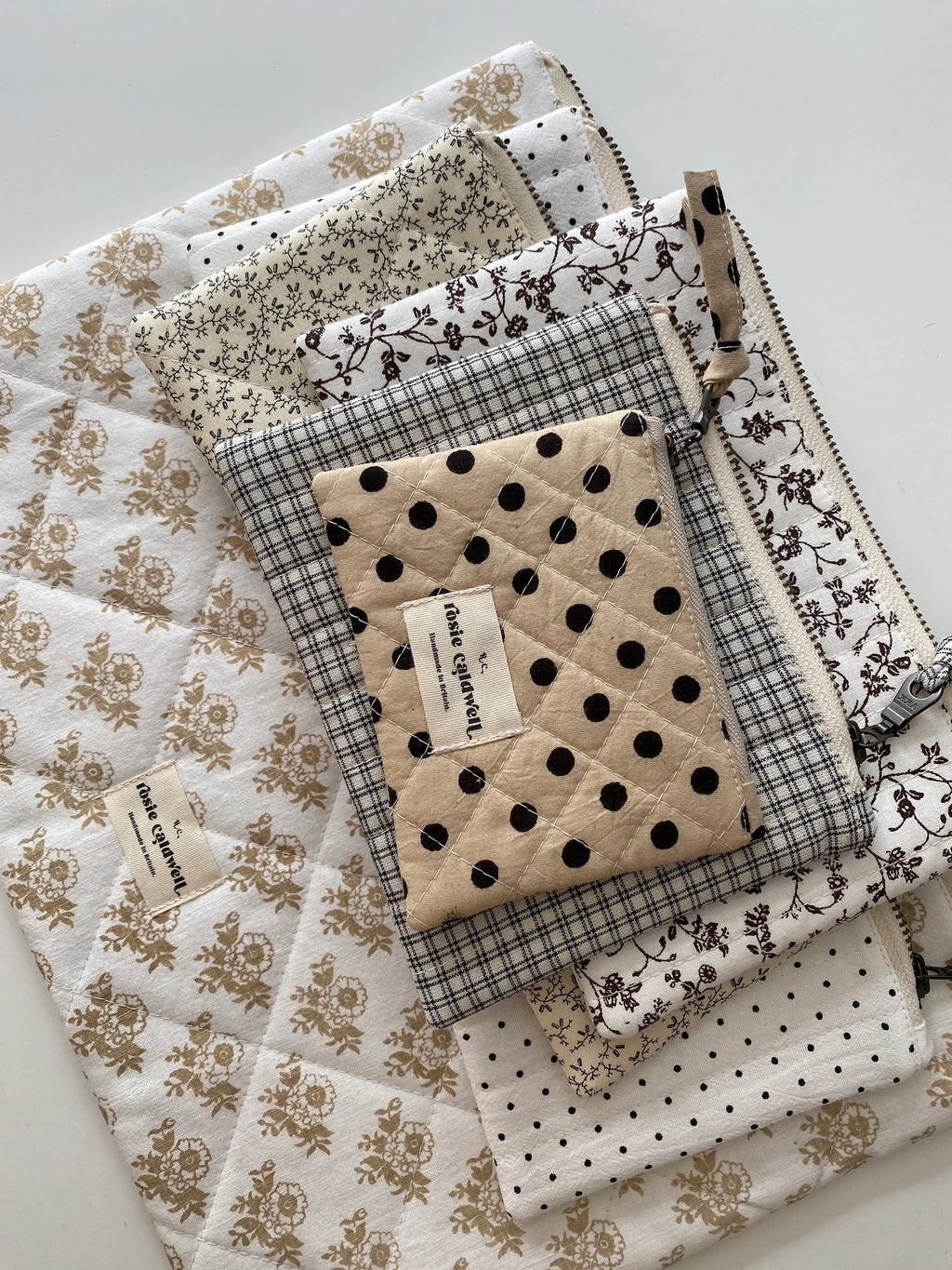 Quilted Zip Pouches - DIGITAL PDF PATTERN