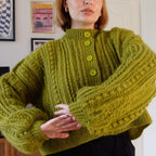 Cable Cardigan Crochet Pattern