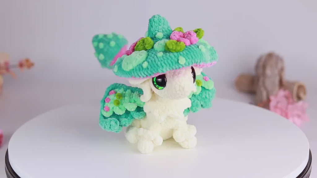 Mushroom Dragon Crochet Pattern — Whimsical Amigurumi (PDF)