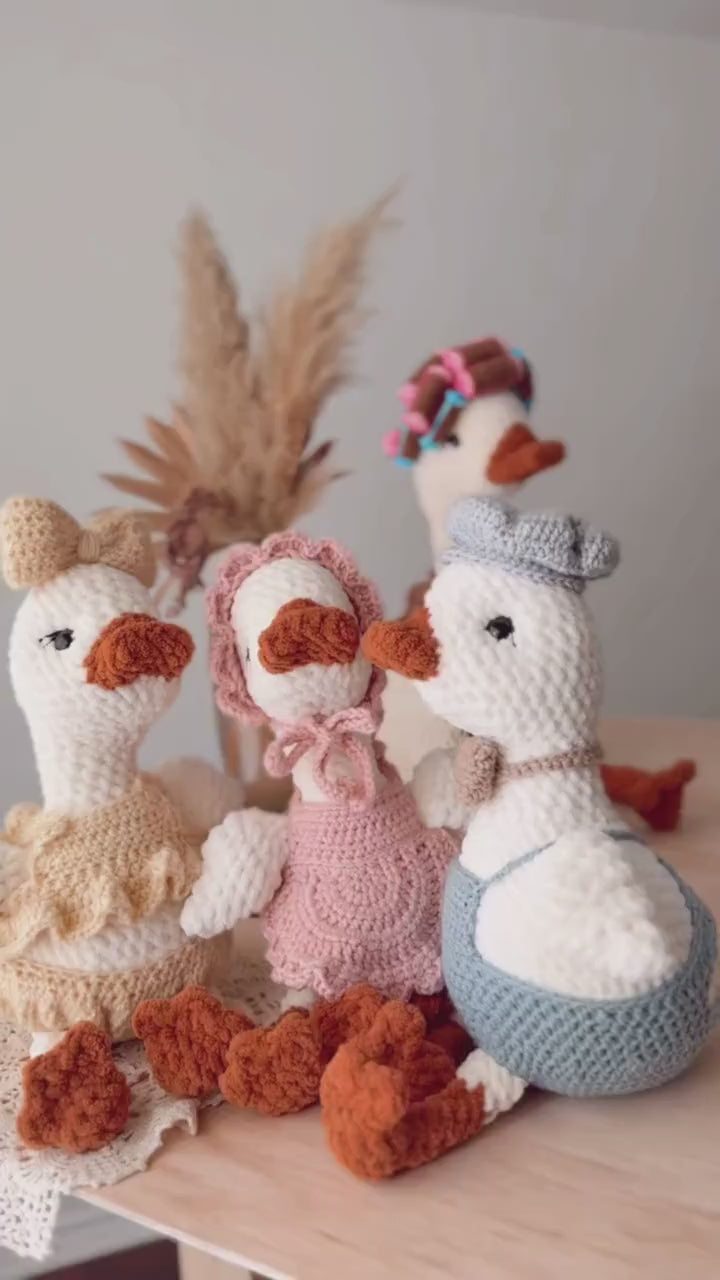 Little Blessings for Mother Goose Crochet Ebook — Baby Goose + Outfit Collection (PDF)